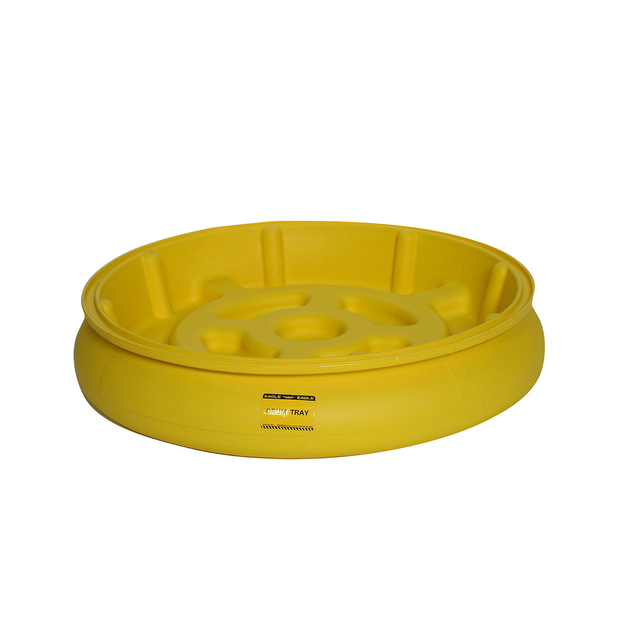 Eagle 55-Gallon Drum Spill Tray — HDPE, 1-Gallon Capacity, For Model 1618 Drum Dolly